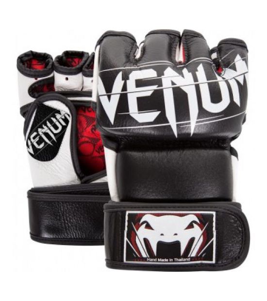Перчатки для ММА  VENUM UNDISPUTED 2.0 MMA GLOVES - BLACK - NAPPA LEATHER